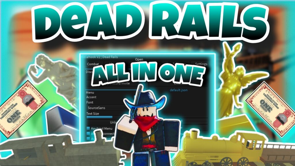 [OP]Roblox Dead Rails|best script auto farm bonds,win|Bring all item|Kiciahook|*ALL IN ONE*