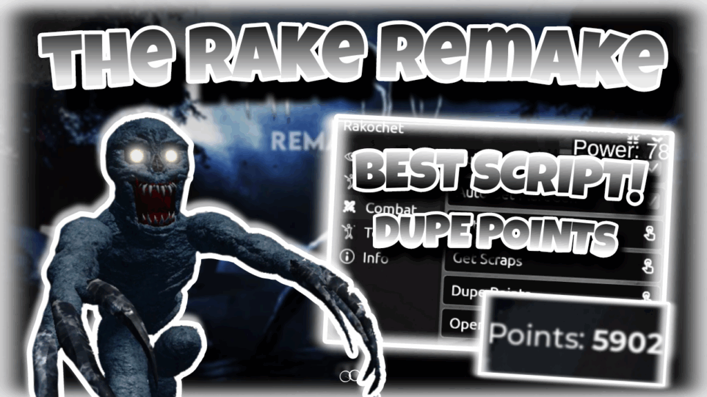 [OP]🔥Roblox script The rake remake🔥|best script Dupe points,inf saitamina,get flare gun..|Rakochet