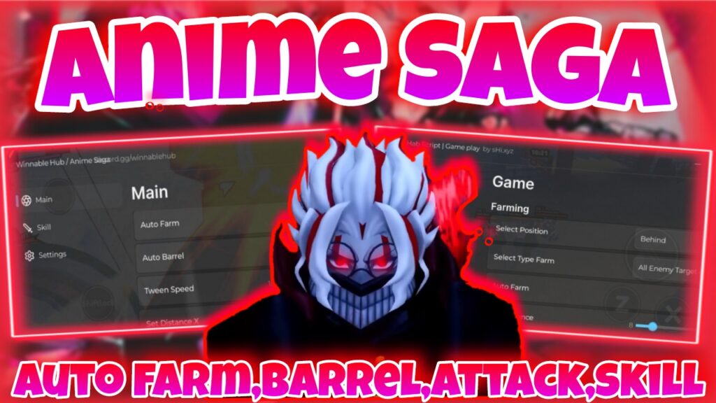 [OP]🔥Roblox Anime saga🔥|top 2 best script auto farm,barrel,attack,skill|Winnable & Hyper|*FREE*