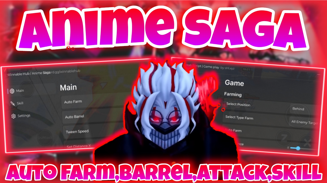 [OP]🔥Roblox Anime saga🔥|top 2 best script auto farm,barrel,attack,skill|Winnable & Hyper|*FREE*