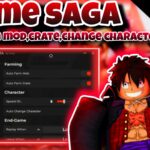 [OP]🔥Roblox Anime Saga🔥|Best script auto farm mod,crate,change character,combo,more..|OMG HUB|*FREE*
