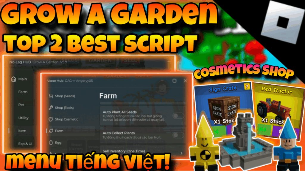 [Up cosmetics Shop]🍅Roblox grow a garden🍅|best script auto collect,plants seed,egg,buy shop|*NO KEY*