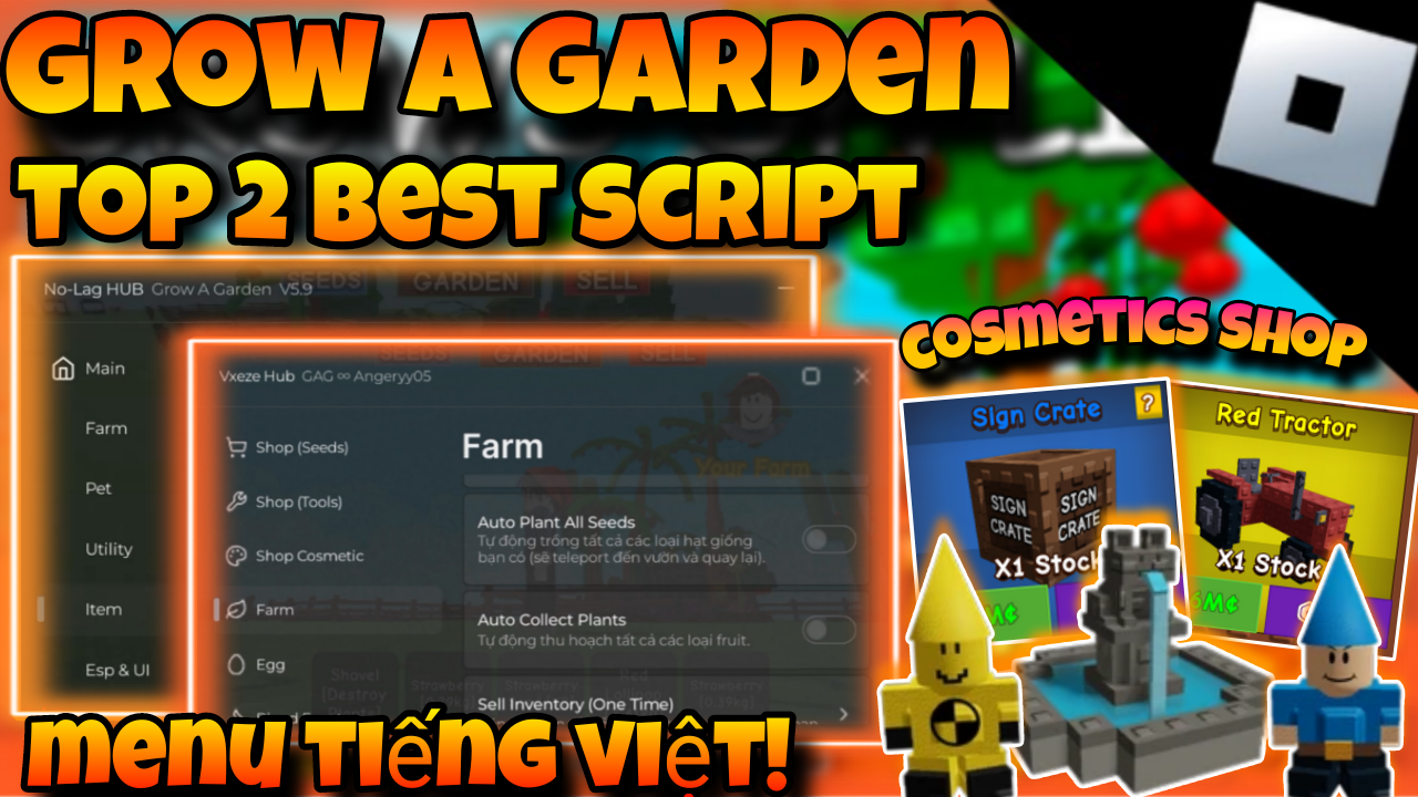 [Up cosmetics Shop]🍅Roblox grow a garden🍅|best script auto collect,plants seed,egg,buy shop|*NO KEY*