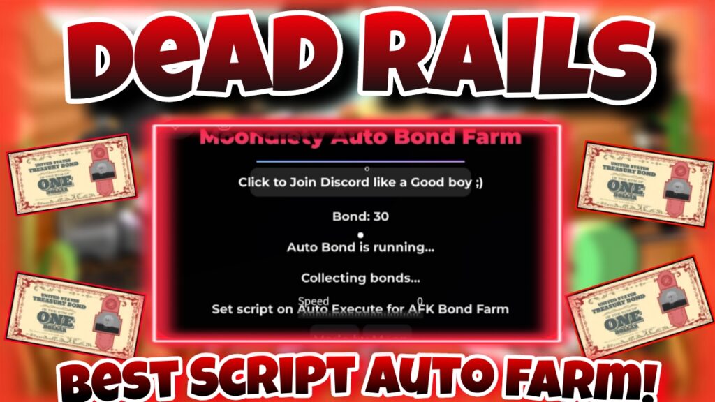 [UPDATE]🚂Roblox Dead Rails🚂|best script auto farm bond & Win|Moondiety|mobile/PC|*KEYLESS*