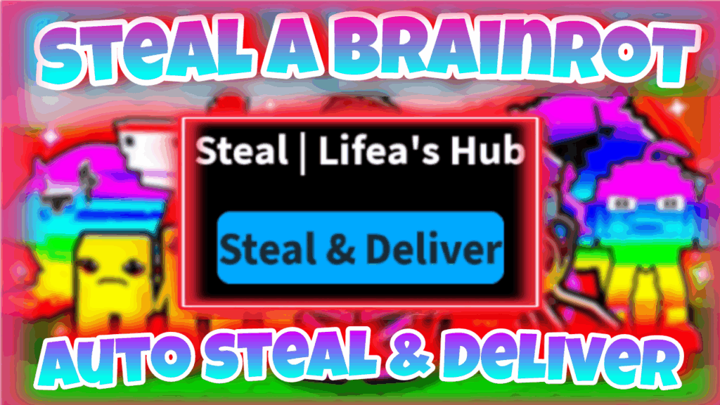 [🌈]Roblox steal a brainrot|Event Rainbow mutation|best Script auto steal & Deliver|*KEYLESS*