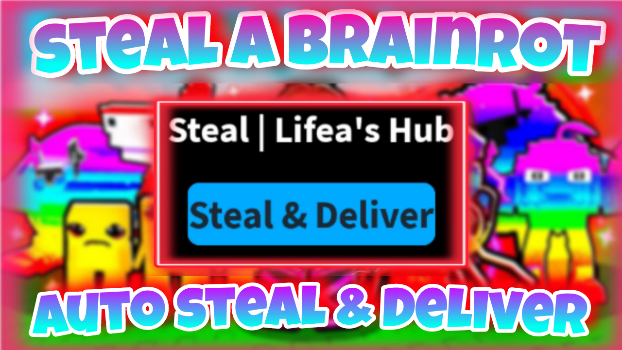 [🌈]Roblox steal a brainrot|Event Rainbow mutation|best Script auto steal & Deliver|*KEYLESS*