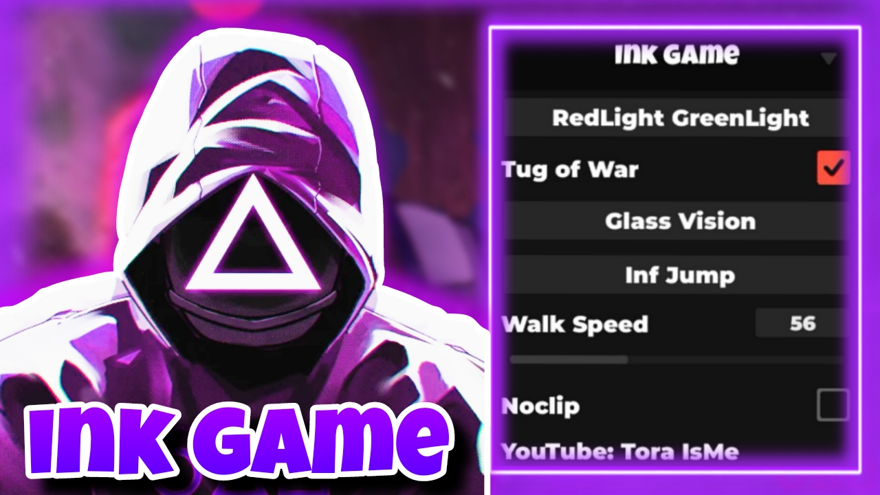 [OP!]Roblox INK Game|Best script auto win game,speed,inf jump,glass Vision,NOCLIP,..|Tora|*KEYLESS*