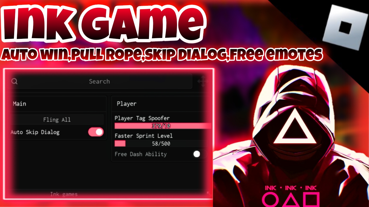 [OP!]Roblox INK Game|Best Script auto win,pull rope,free emote,fling all|anti Kick|SkibidiCen|*FREE*