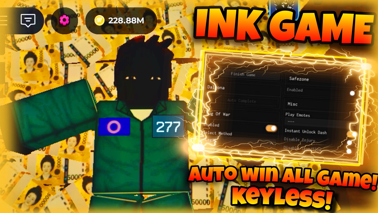 [OP!]Roblox INK Game|Best script Auto Win all Game|K.ll aura,win dalgola,Free emotes|Siff|*KEYLESS*