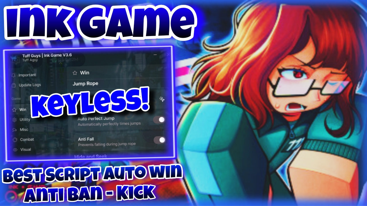 [JUMP ROPE]Roblox Ink game|best Script auto win,god mode,anti void|anti kick – Ban|Tuff Guys|KEYLESS