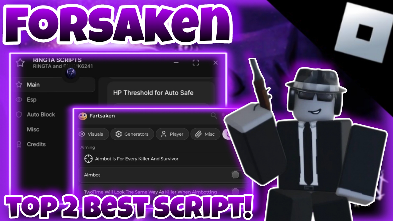 [NOLI]✨Roblox Forsaken✨|Top 2 best script auto farm generator,aimbot,esp|RINGTA & Fartsaken|*FREE*