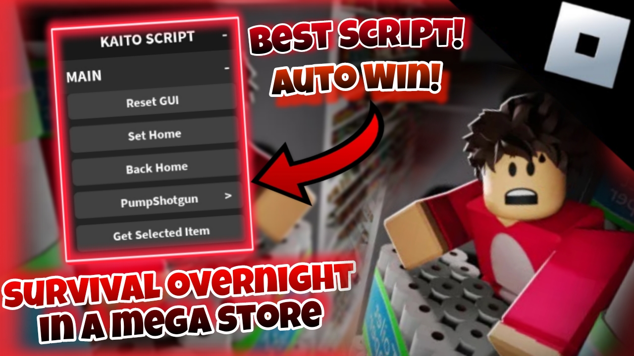 [OP]Roblox survival overnight in a mega store|Best script Bring all item,K.ll aura,..|*KEYLESS*