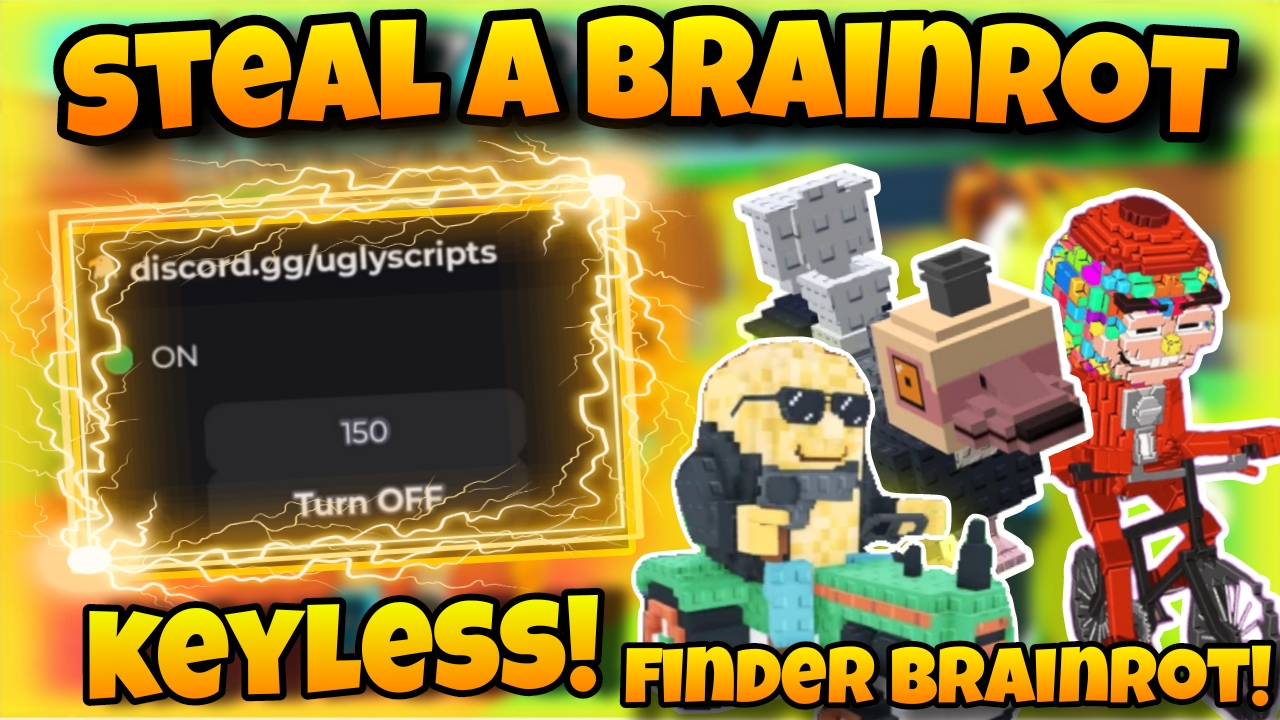 [OP]🪐Roblox steal a brainrot🪐|Best script speed,finder brainrot|Ugly & lifeas|mobile/PC|*KEYLESS*