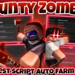 [OP!]🧟Roblox Hunty Zombie🧟|Top 4 best script auto farm zombie|Thunder & Type & Bonk & astral|*FREE*