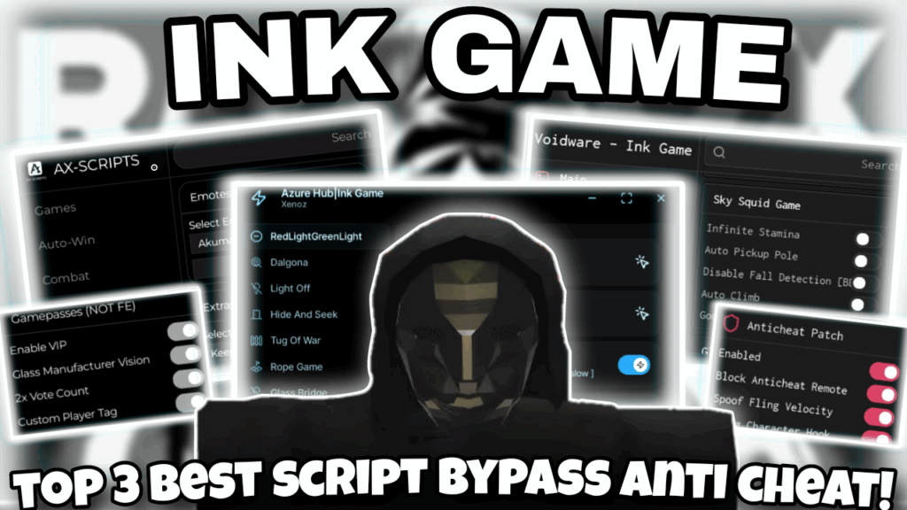 [SKY SQUID GAME]Roblox INK GAME|Top 3 best script bypass anti cheat|FREE GAMEPASS|*OP*